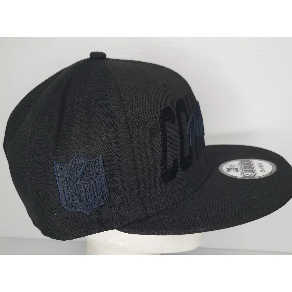 New Era 9Fifty Dallas Cowboys NFL Football Snapback‎ Cap Hat Men's OS Black Out